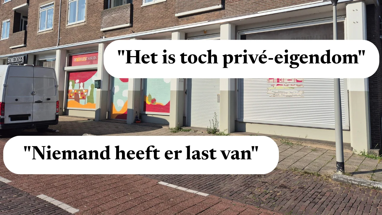 Leegstand is toch een privé-kwestie waar bemoei je je mee?
