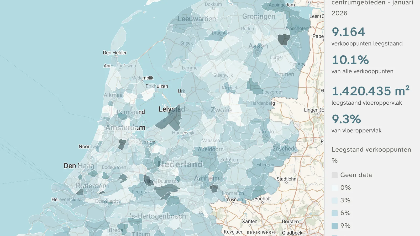 In veel gemeenten staan winkels leeg, terwijl er een woningtekort is. Hoe zit dit in jouw buurt?